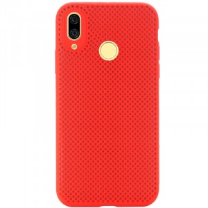Epik Air Color Slim Силиконовый чехол для Huawei Nova 3 с перфорацией (Красный)