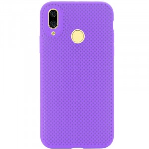 Epik Air Color Slim Силиконовый чехол для Huawei Nova 3 с перфорацией (Фиолетовый)