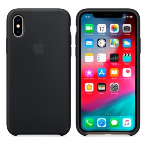 Epik Чехол Silicone Case для iPhone XS (Черный)