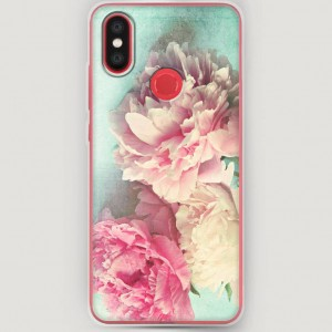 Epik RosCase Силиконовый чехол для Xiaomi Mi 6X/Mi A2 (Пионы)