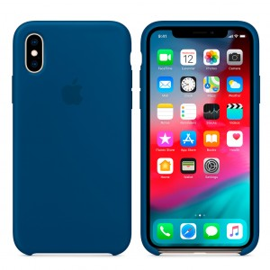 Epik Чехол Silicone Case для iPhone X (Синий «Морской горизонт»)