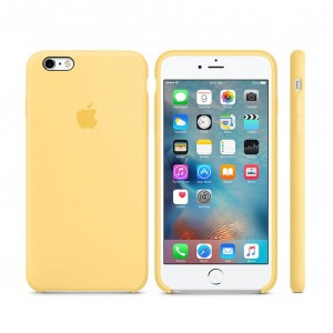 Epik Чехол Silicone Case для iPhone 6 Plus (Желтый Канареечный)