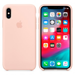 Epik Чехол Silicone Case для iPhone XS (Розовый песок)