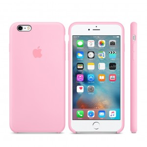 Epik Чехол Silicone Case для iPhone 6 Plus (Нежно-розовый)