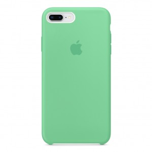 Epik Чехол Silicone Case для iPhone 8 Plus (Светло-зеленый «Нежная мята»)