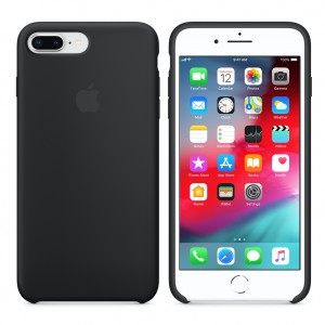 Epik Чехол Silicone Case для iPhone 8 Plus (Черный)
