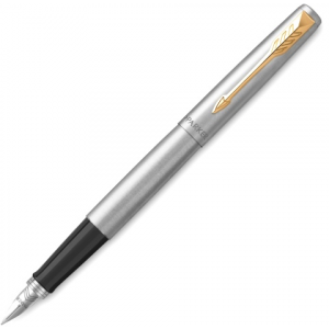 Parker 2030948 Ручка перьевая Jotter Core F63, Stainless Steel GT (Перо M)