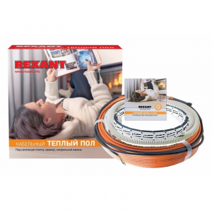 Теплый пол Standard RND-10-150 150Вт, 10м, 0,9-1,2м² двухжильный REXANT, цена за 1 шт