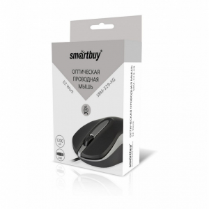 Мышь проводная Smartbuy ONE 329 черно-серая (SBM-329-KG) / 100, цена за 1 шт