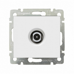 Розетка ТМ 1.5dB звезда Legrand 774429 Белая Valena, цена за 1 шт