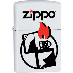 Зажигалка Zippo 214 White Matte, 29194