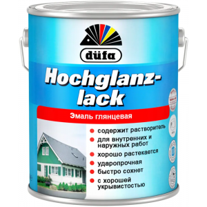Эмаль Dufa Hochglanzlack глянцевая белый