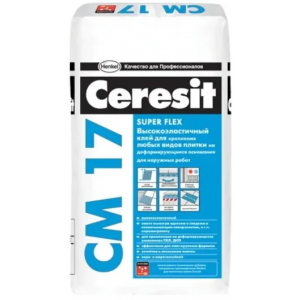 Клей для плитки CERESIT CM17 высокоэластичный