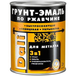 Эмаль гладкая Dali 3в1 зелёный мох