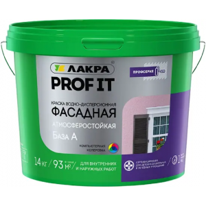 Краска водно-дисперсионная Лакра белый