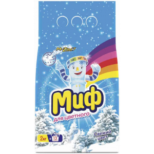 Стиральный порошок Миф Свежий 2 кг