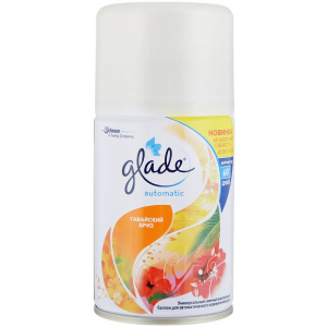 Сменный баллон для автоматического освежителя воздуха Glade Automatic Гавайский бриз 269 мл