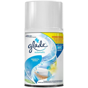Освежитель воздуха Glade "Свежесть белья", автоматический, сменный баллон 269 мл