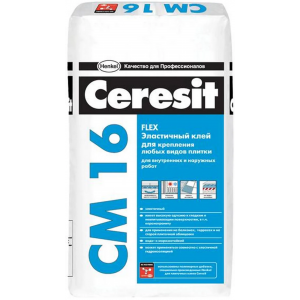 Клей для плитки CERESIT CM 16 эластичный