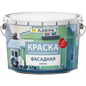 Краска фасадная Лакра белый