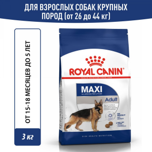 Royal Canin Maxi Adult сухой корм для собак крупных пород месяцев лет
