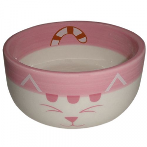 Миска для животных Cat Foxie Pink керамическая розовая
