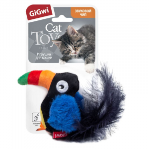 Игрушка для кошек GiGwi "Тукан" со звуковым чипом