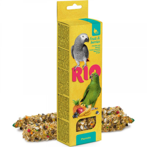 Лакомство для птиц Rio Палочки для попугаев с фруктами и ягодами