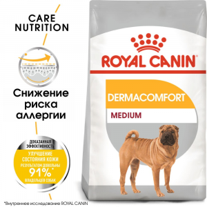 Корм сухой для собак Royal Canin Medium Dermacomfort