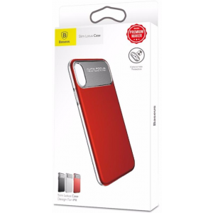 Чехол Baseus Slim Lotus Case (WIAPIPHX-QF09) для Apple iPhone X (Red)