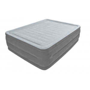 Надувная кровать Intex COMFORT-PLUSH HIGH RISE 152х203х56см с встроенным насосом 220В 64418