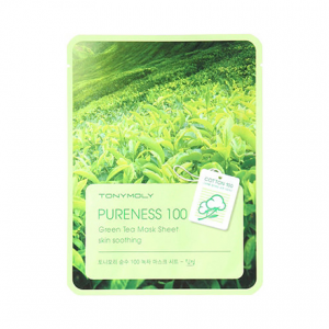 Tony Moly, Маска для лица Pureness 100 Green Tea Mask Sheet