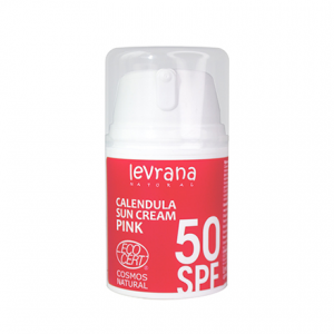 Levrana, Солнцезащитный крем «Календула» 50 SPF Pink