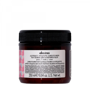 DAVINES SPA Кондиционер оттеночный креативный для натуральных и окрашенных волос, розовый / Alchemic creativ conditioner Pink 250 мл