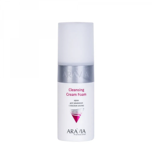 Крем для умывания с маслом хлопка "Cleansing Cream Foam" Aravia Professional