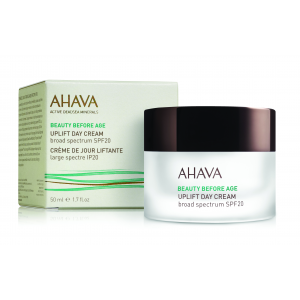 AHAVA Крем дневной с широким спектром защиты для подтяжки кожи лица SPF 20 / Beauty Before Age 50 мл