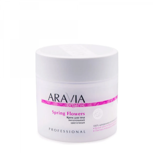 ARAVIA Крем питательный цветочный для тела / Organic Spring Flowers 300 мл