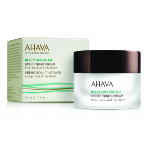 AHAVA Крем ночной для подтяжки кожи лица, шеи и зоны декольте / Beauty Before Age 50 мл