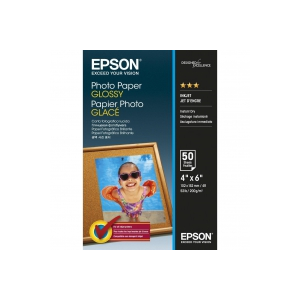 Фотобумага Epson, C13S042547, глянцевая, формат (4 x 6), 50 листов