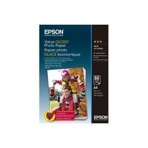Фотобумага Epson Value Glossy Photo Paper A4 183g/m2 50 листов C13S400036