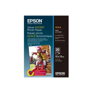 EPSON C13S400037 фотобумага глянцевая А6 (10 x 15 см) 183 г/м2, 20 листов