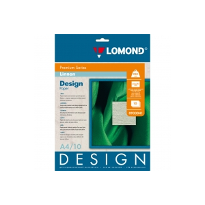 LOMOND 0933041 фотобумага матовая Лён Premium А4, 230 г/м2, 10 листов