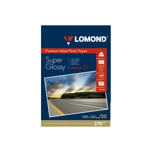 Бумага A6 для струйных принтеров Lomond, 270г/м2 (20л) супергл. 1106102