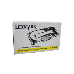 Тонер-картридж LEXMARK C510 (жёлтый, 6600 стр, RC) повышенной ёмкости, 20K1402