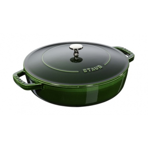 Сотейник Staub "чистера" с чугунной крышкой, 28 см, 3,7 л, базилик 12612885
