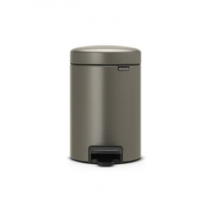 Мусорный бак с педалью newIcon (3 л), 26.4х17х23.5 см, платиновый 113246 Brabantia
