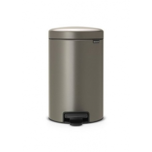 Мусорный бак с педалью newIcon (12 л), 40х24х32.5 см, платиновый 113628 Brabantia
