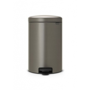 Мусорный бак с педалью newIcon (20 л), 46х29х33.5 см, платиновый 114045 Brabantia