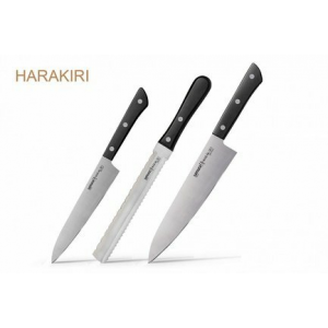 Набор ножей Harakiri, 3 пр., черный SHR-0230B/K Samura