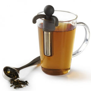 Емкость для заваривания чая Buddy, 7.5х10.5х1.9 см, черная 480406-582 Umbra